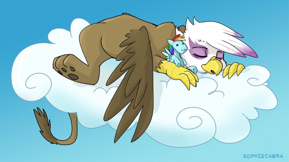 Джильда и Радуга Дэш шип