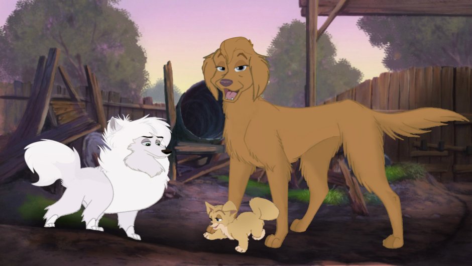 Леди и Бродяга 2 Энджел и Бастер