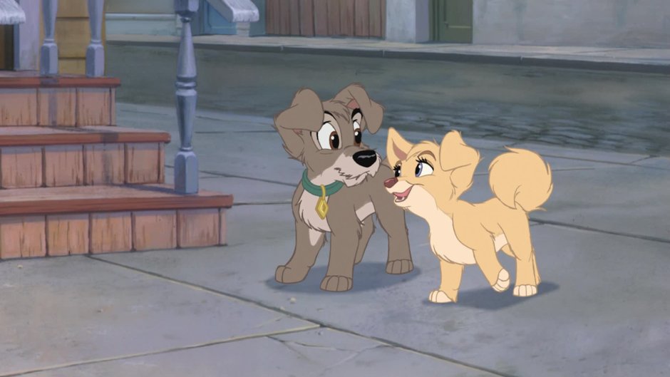 Леди и Бродяга 2 шалун и Энджел