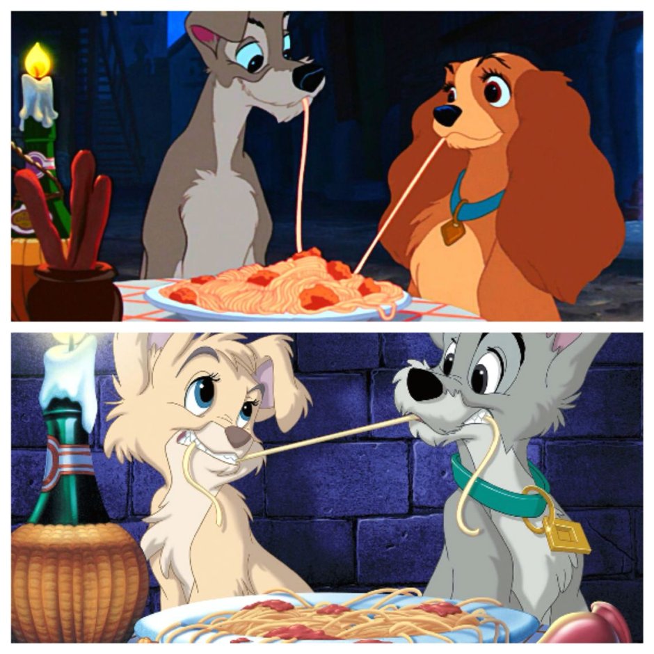 Леди и Бродяга макаронина