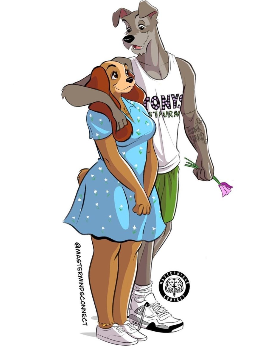 Леди и Бродяга хуманизация леди