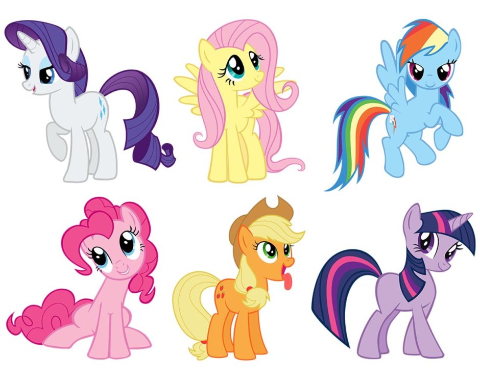 Пони картинки для печати