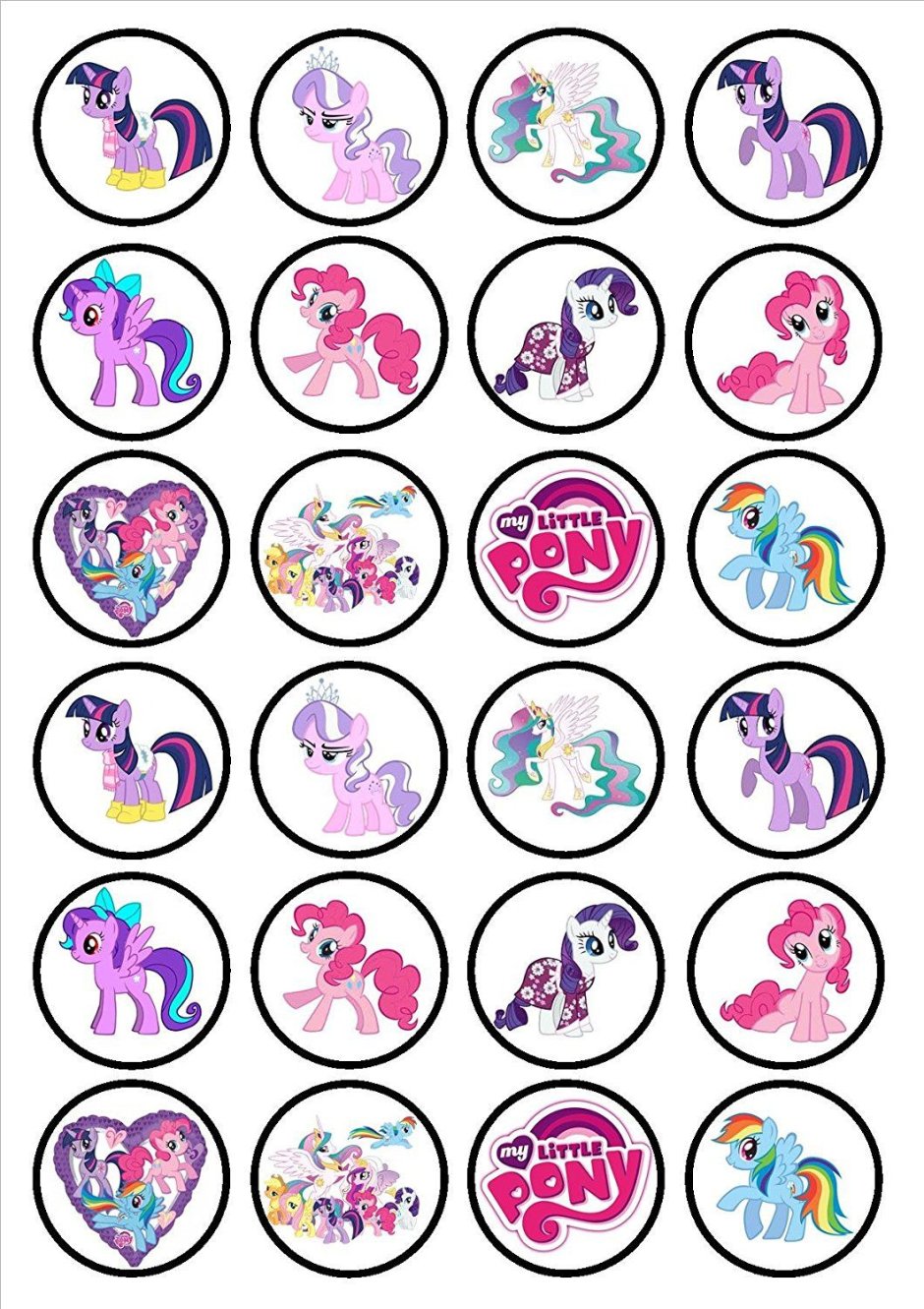 Единороги для капкейков