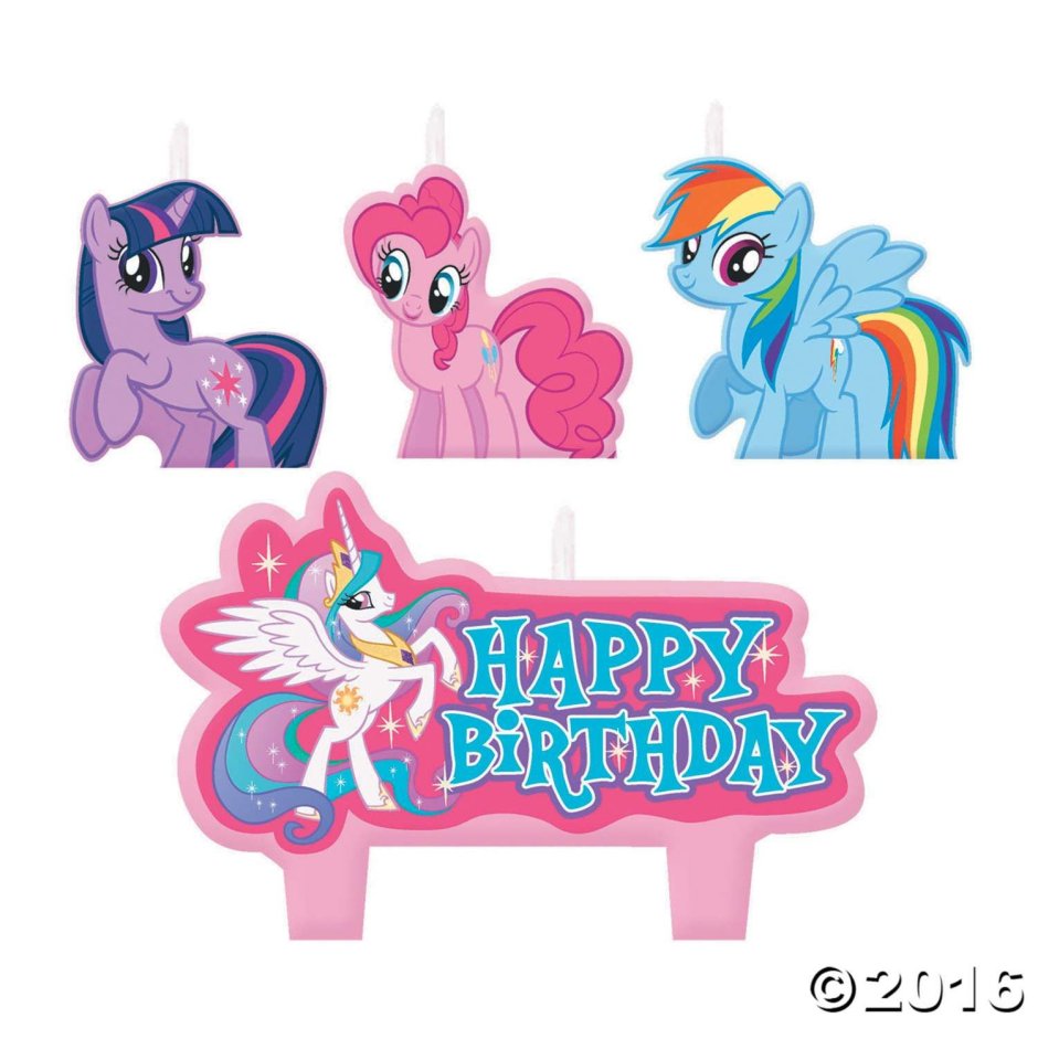 Макет для печати на торт Радужная пони