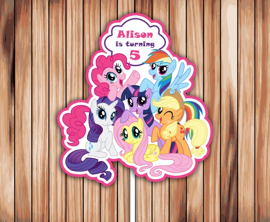 My little Pony топперы