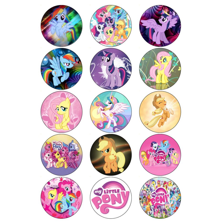 My little Pony сахарная печать