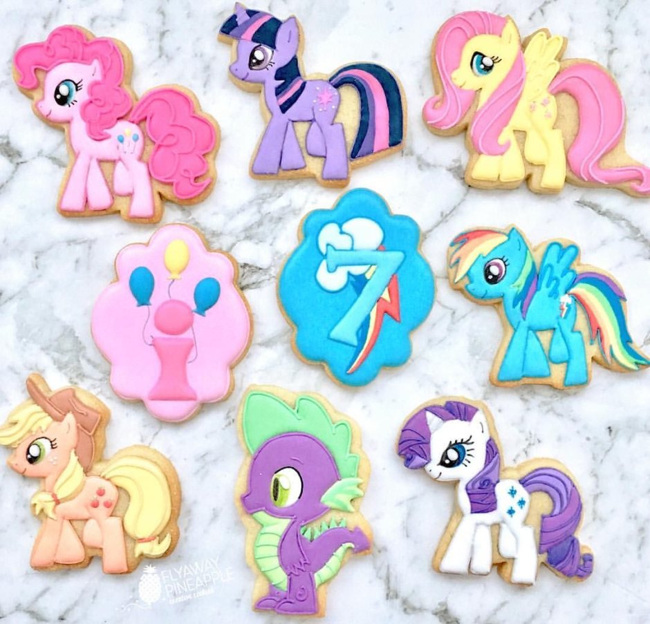 Топперы на торт my little Pony