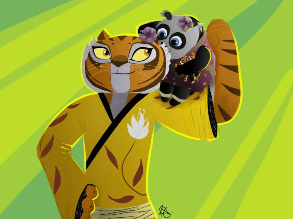 Кунг фу Панда брат тигрицы