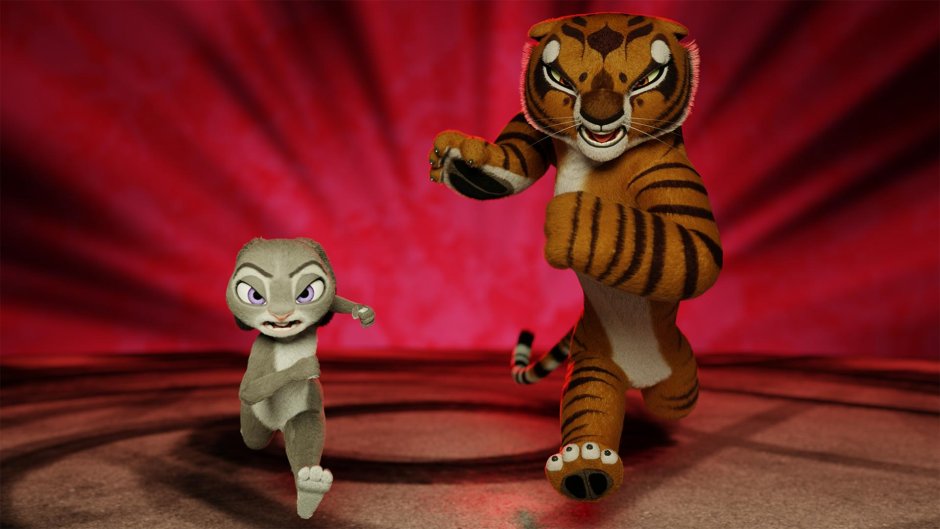 Кунг фу Панда тигрица