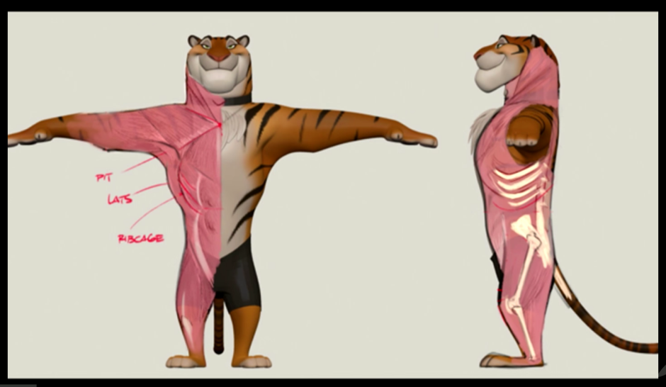 Зверополис анатомия персонажей