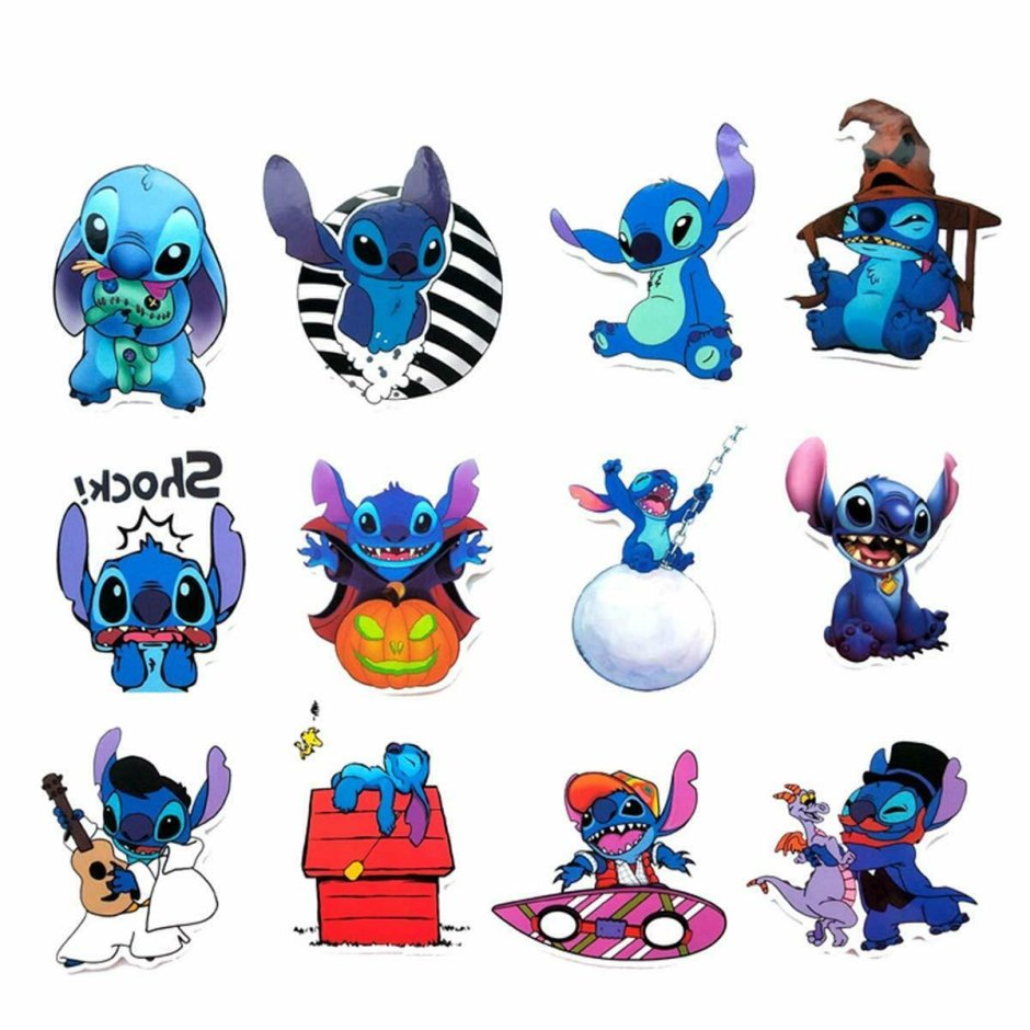 Стикеры Стича паки