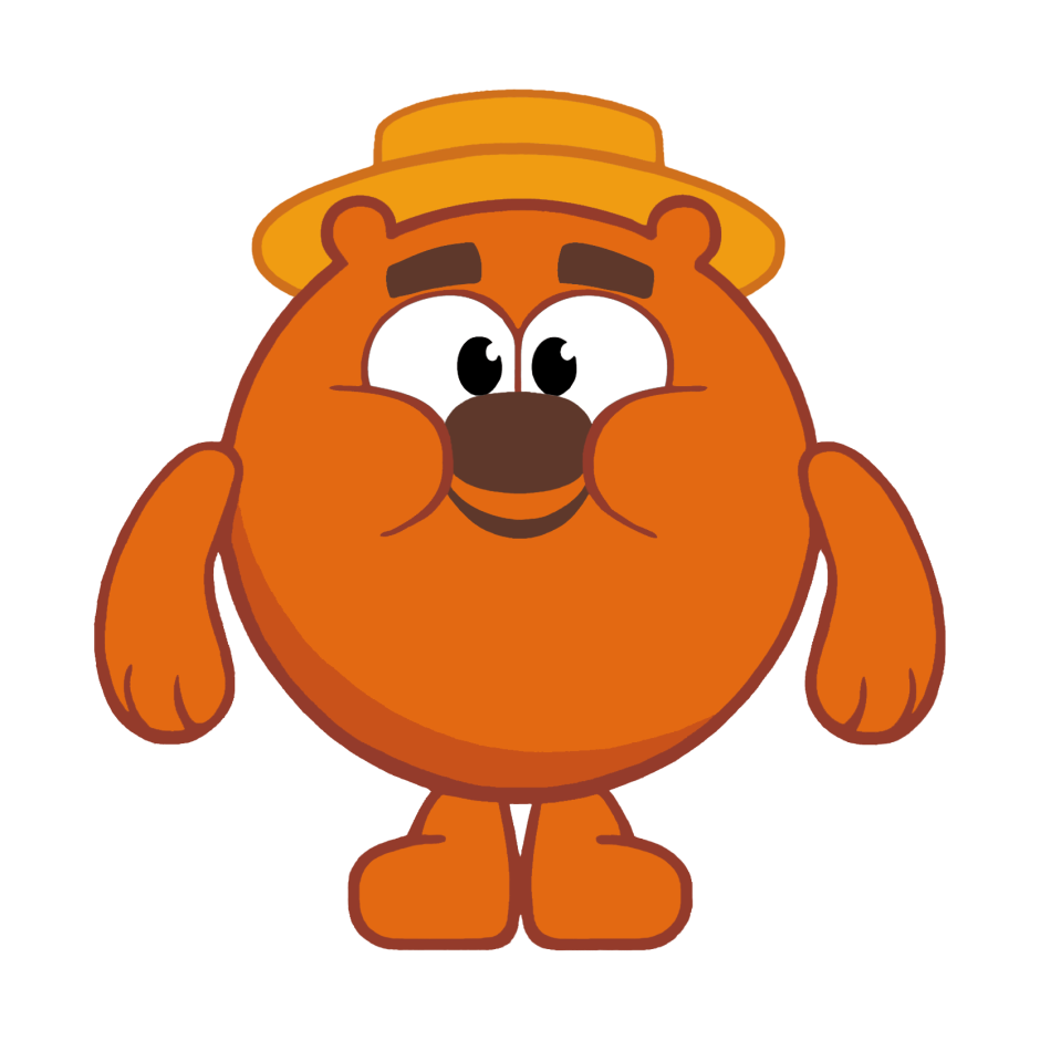 Медведь огородник из смешариков