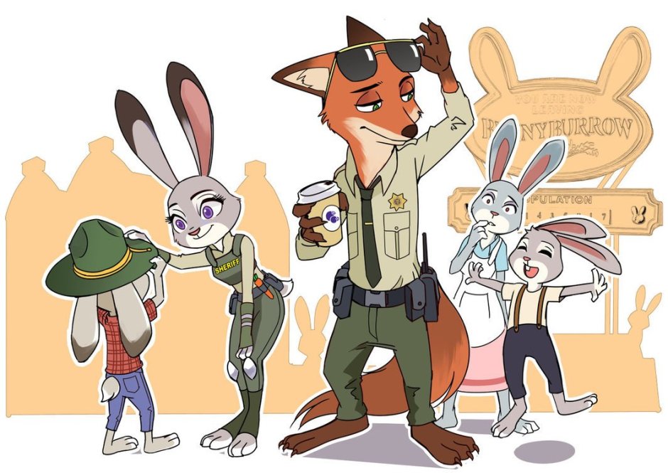 Семья Джуди Хопс