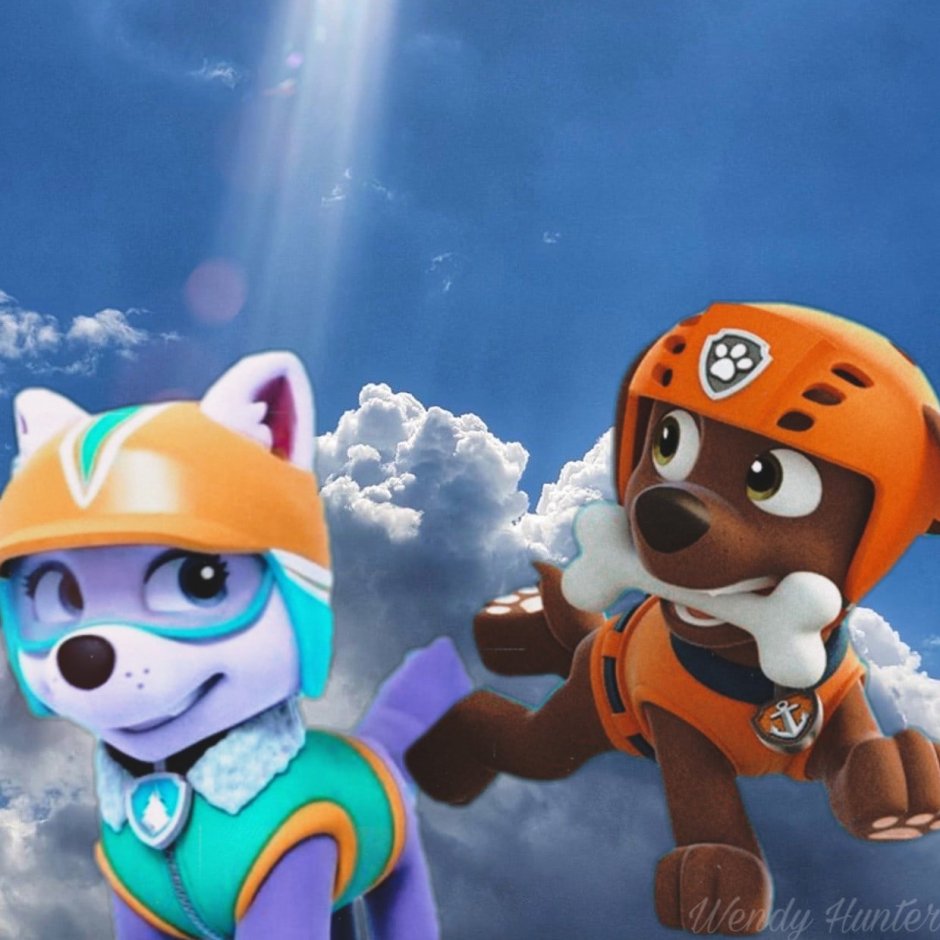 Щенячий патруль Зума и Эверест любовь