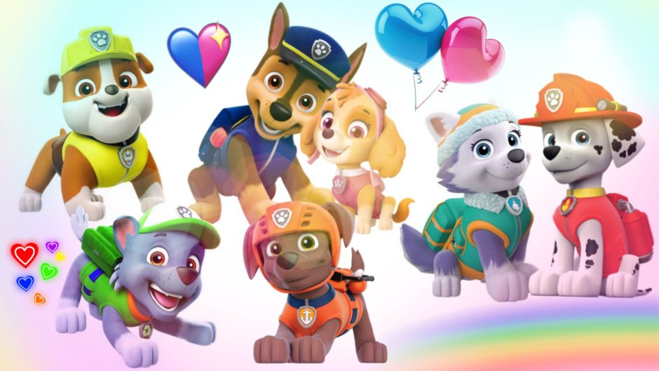 Скай Крепыш Рокки Зума Эверест Маршал гонщик