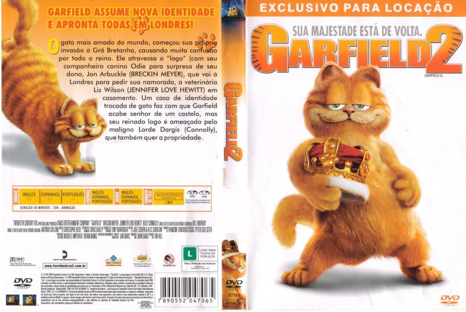 Гарфилд 2 двд