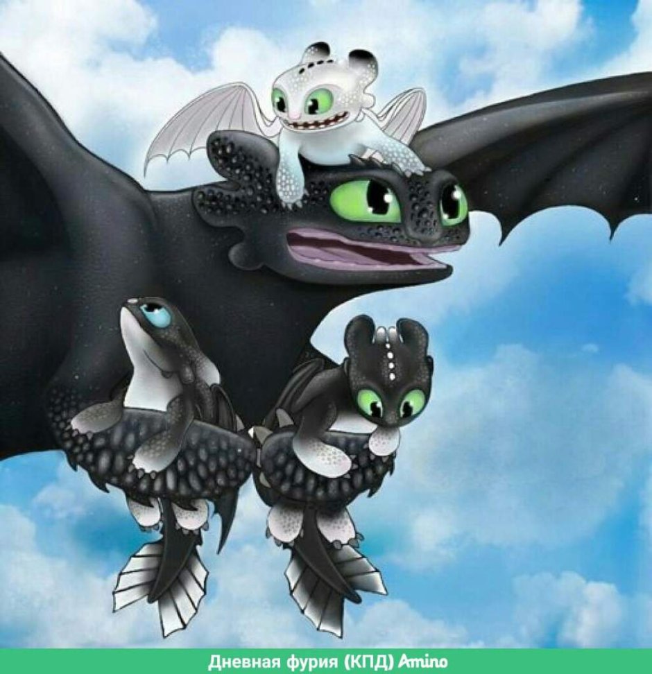 Драконы и всадники Олуха белая фурия