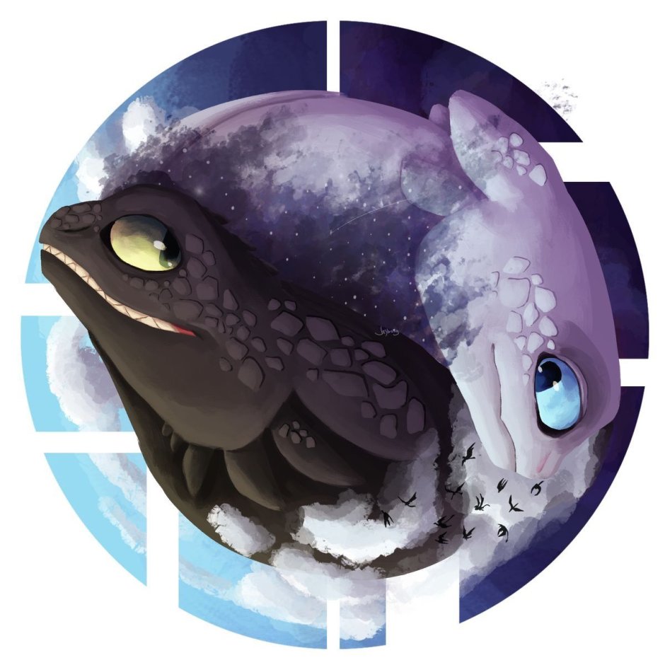 Аксолотль ночная фурия