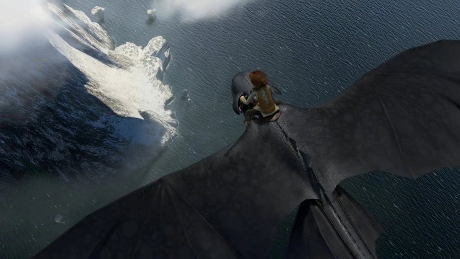 Беззубик летит