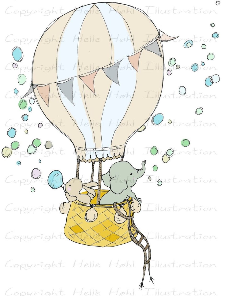 Воздушный шар Слоненок