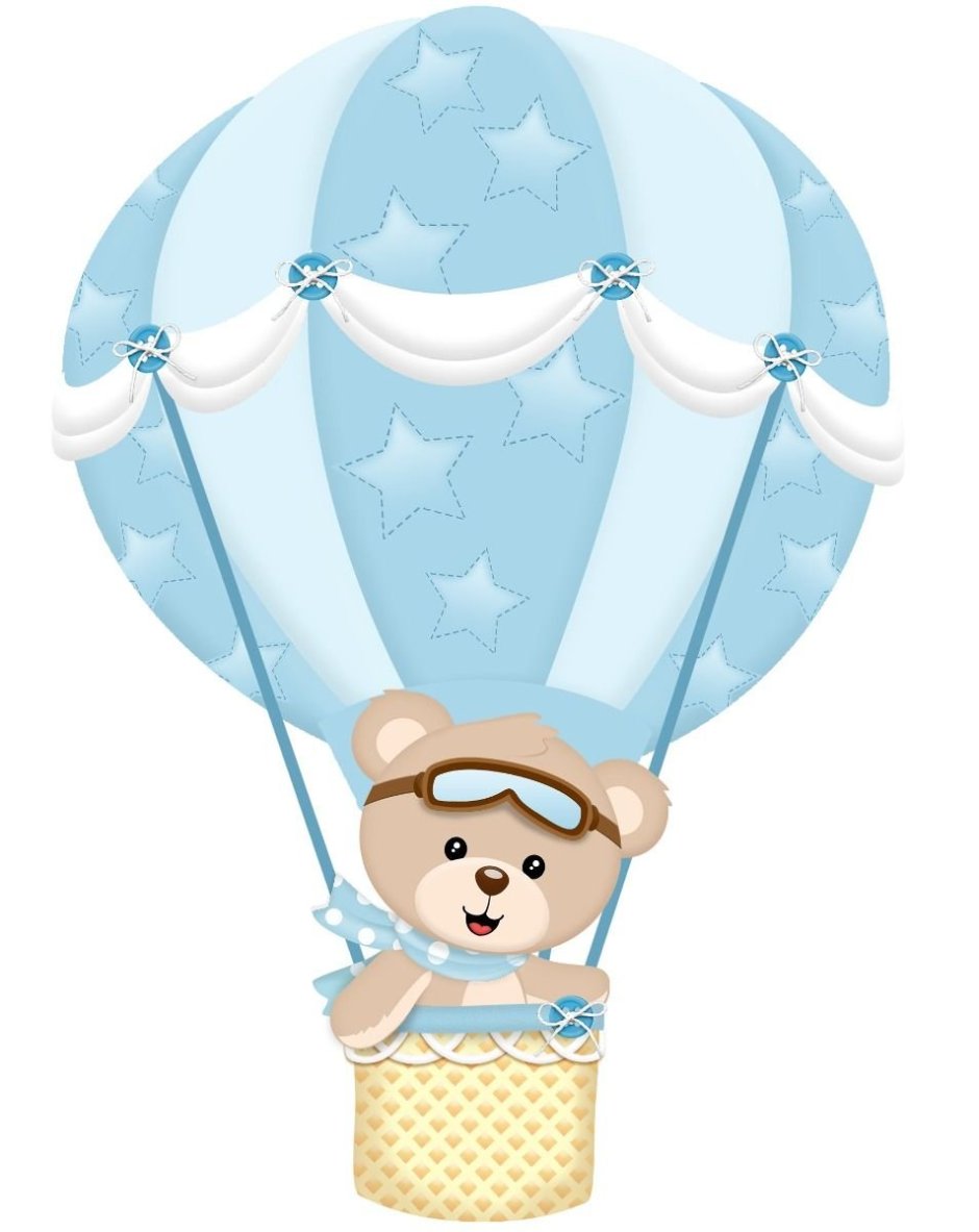 Воздушный шар мишка