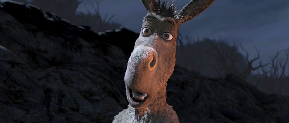 Удивленный осел из Шрека