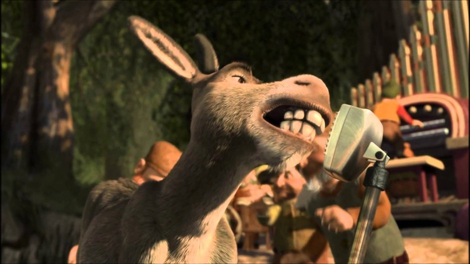 Глаза осла из Шрека