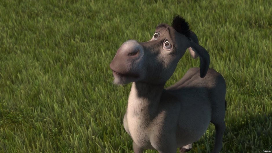 Грустный осел из шрека