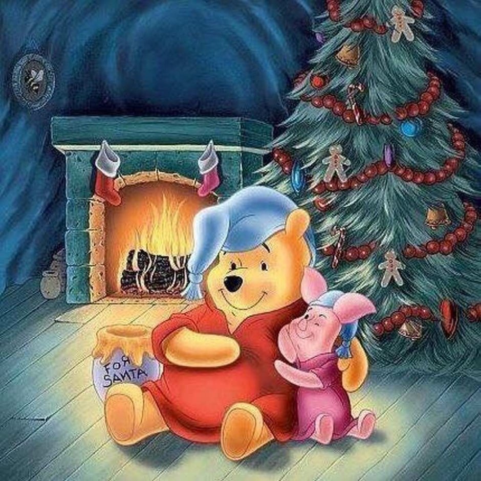 Новогодний Винни пух Дисней