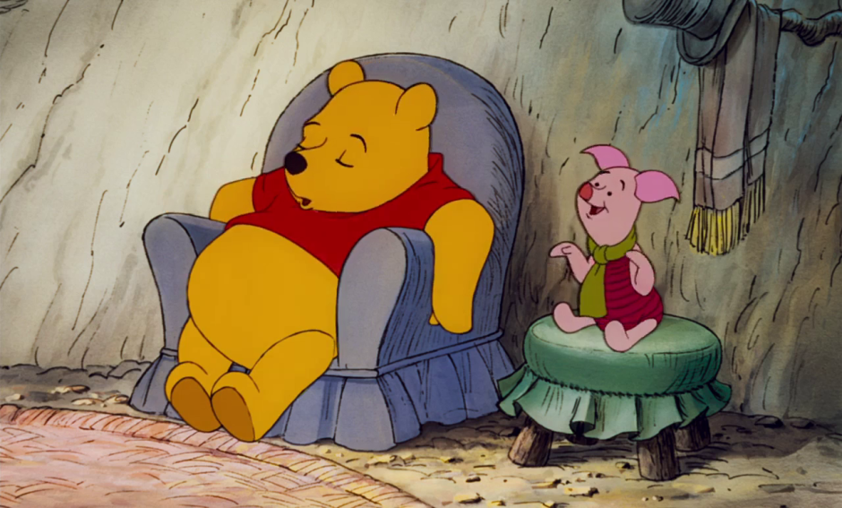Винни пух спит