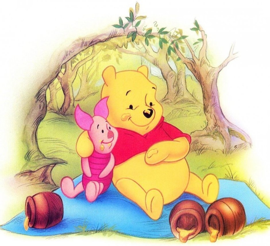 Винни пух и Пятачок