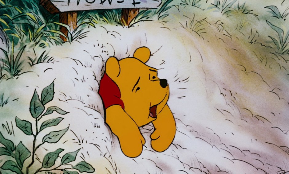Винни пух застрял в норе