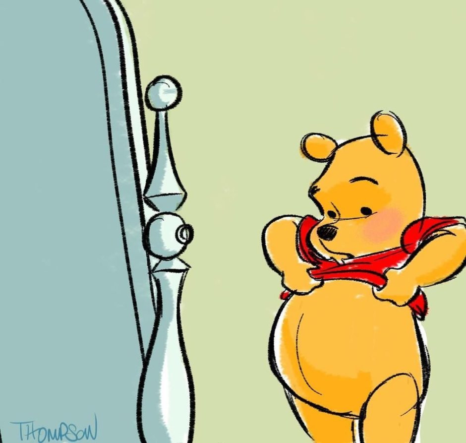 Винни пух перед зеркалом