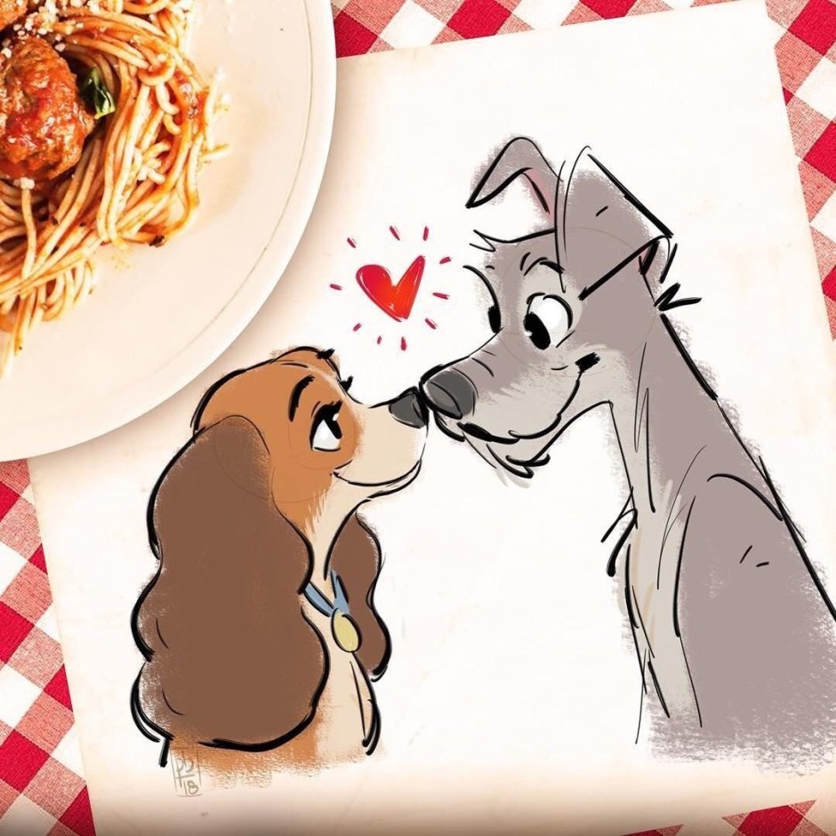 Леди и Бродяга леди арт