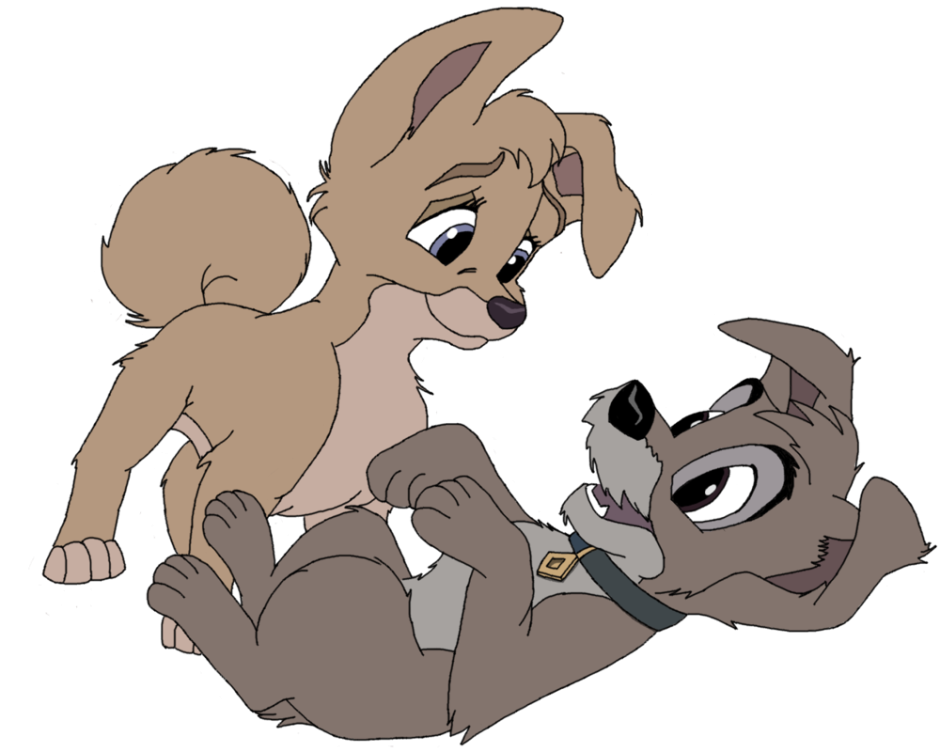 Lady and the Tramp Scamp and Angel