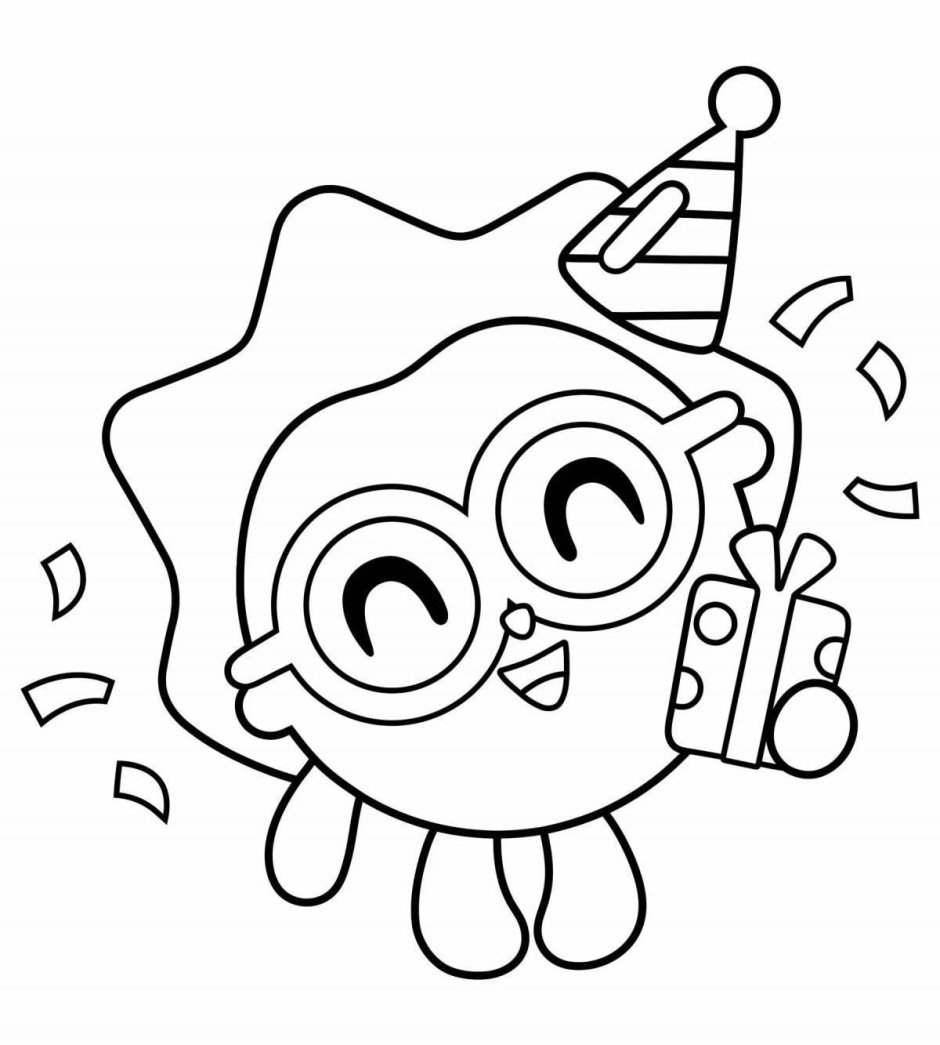 Смешарики раскраска панди