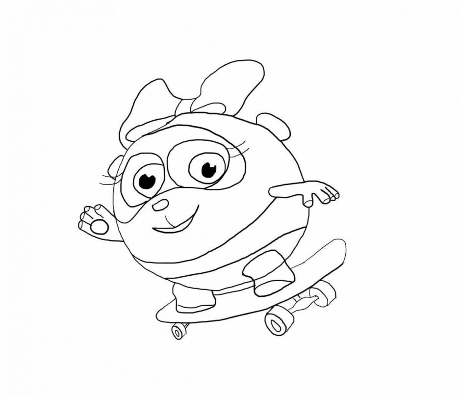 Панди Смешарики рисунок