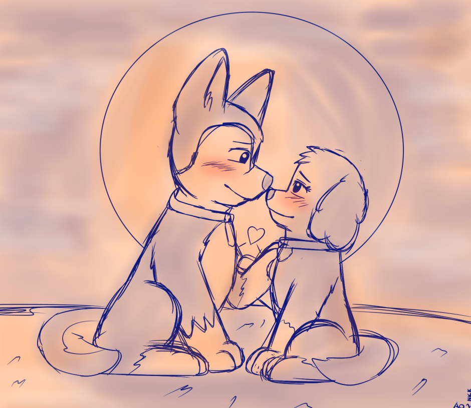 Гонщик и Скай любовь