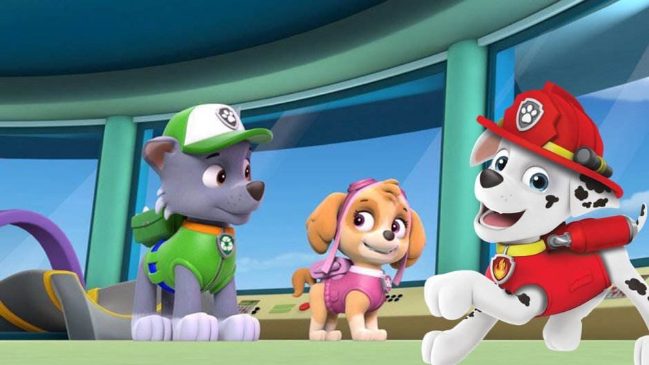 Щенячий патруль гонщик и скай любовь