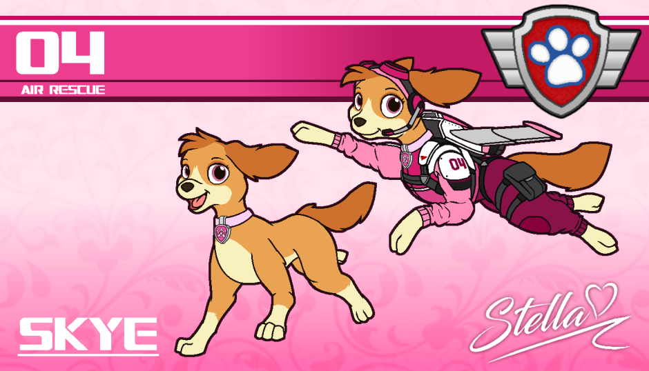 Щенячий патруль Скай арт