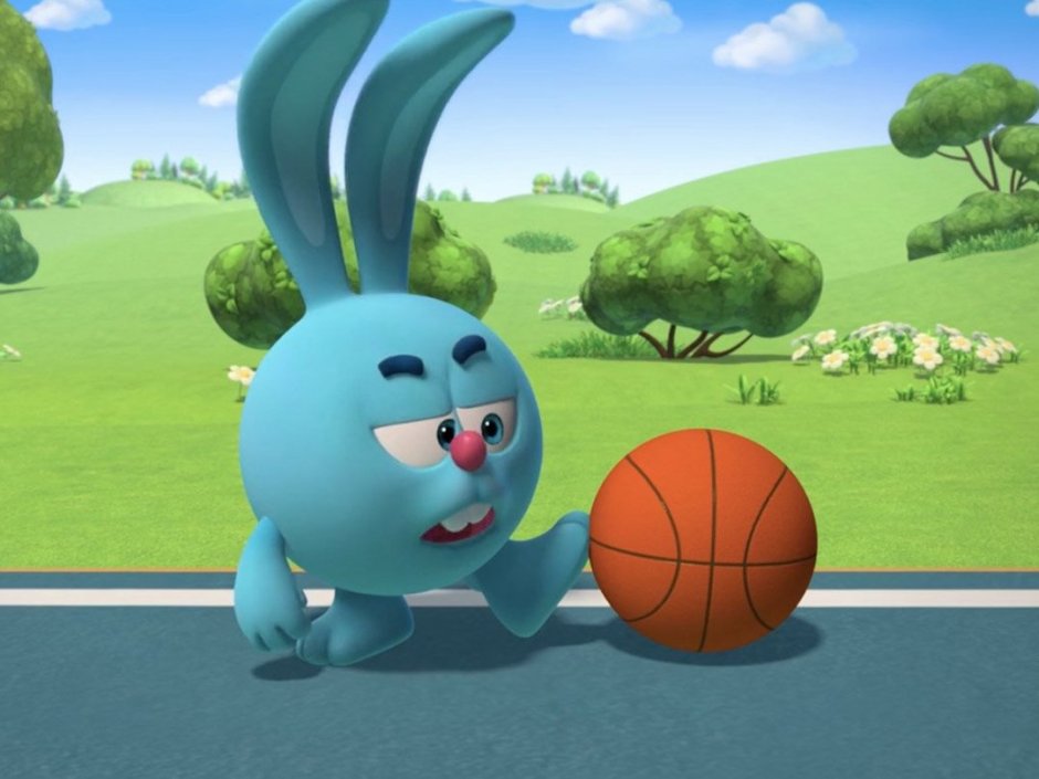 Смешарики Крош баскетбол