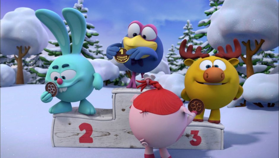 Смешарики мультфильм спорт