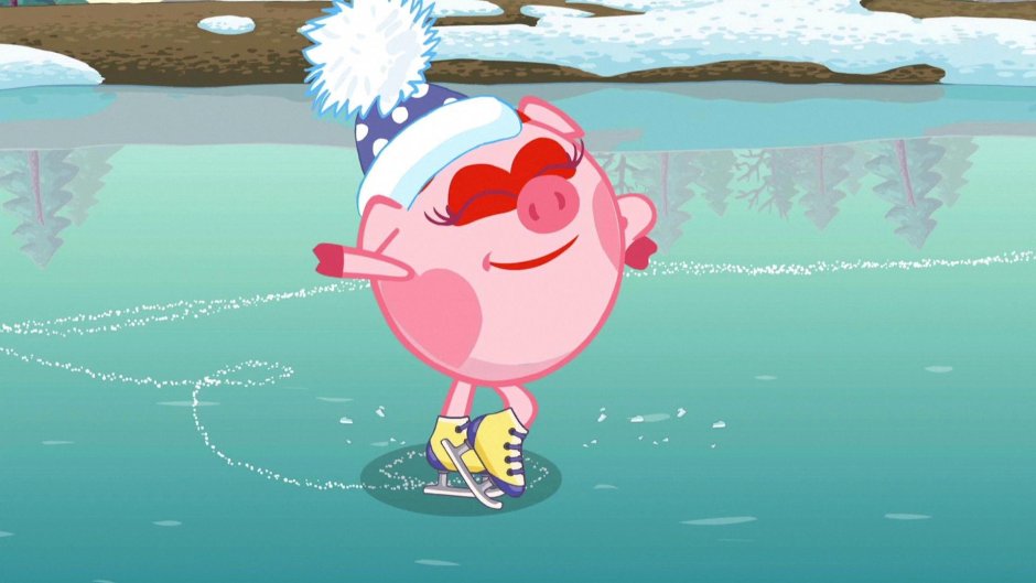 Смешарики Азбука безопасности на тонком льду