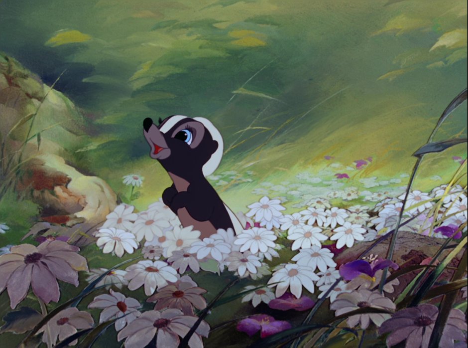 Барсук цветочек из Бэмби