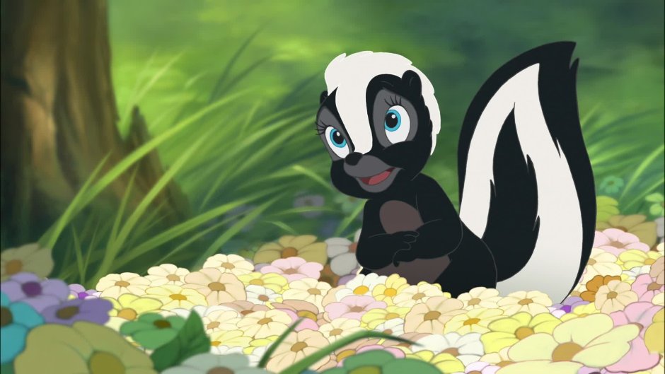 Скунс цветочек из Бэмби