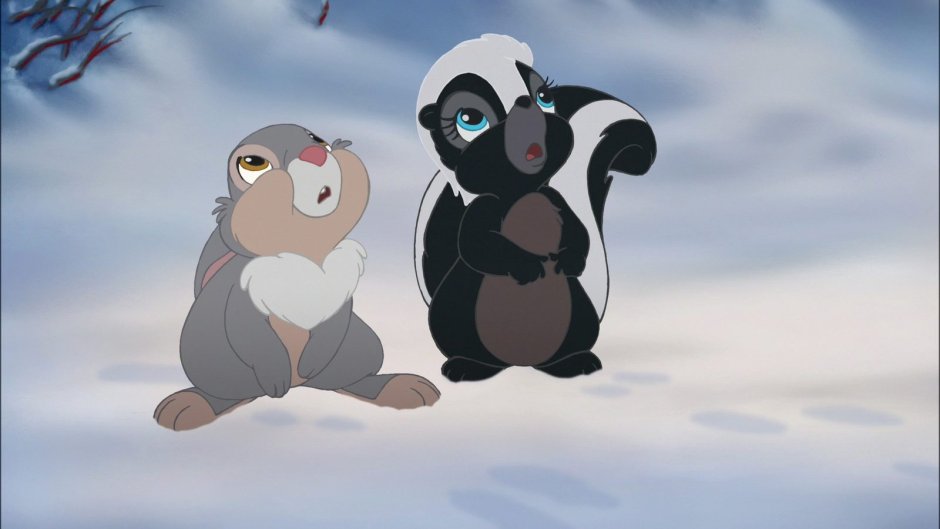 Бемби заяц и скунс