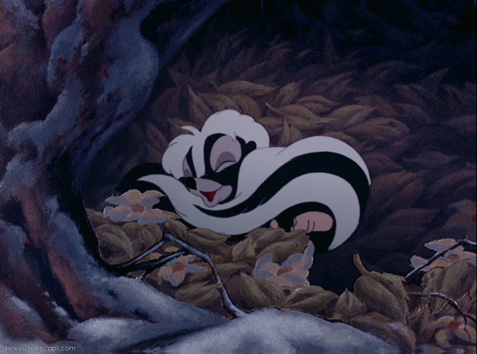 Бэмби скунс цветочек