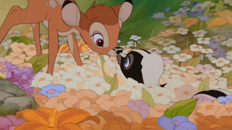 Кадры из мультфильмов Диснея