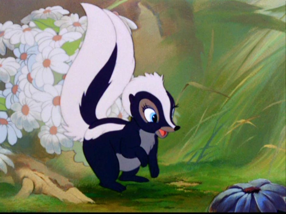 Мультик Бэмби скунс