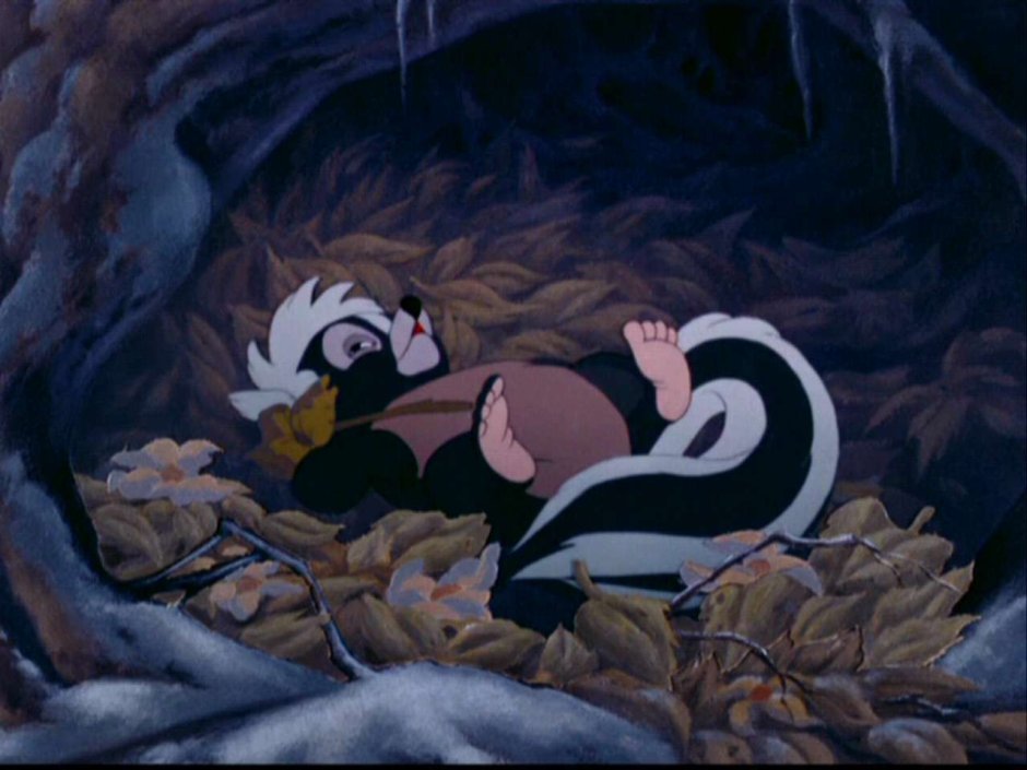 Скунс цветочек из Бэмби